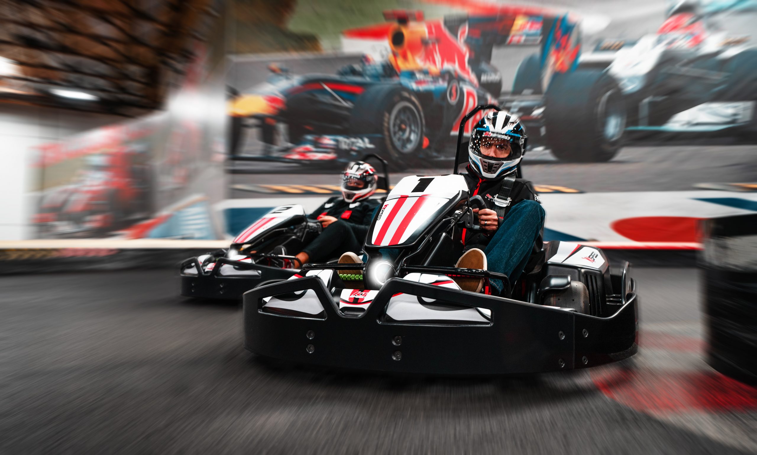 The Race Lounge at Capital Karts Star City: high-energy corporate team building event venue.
