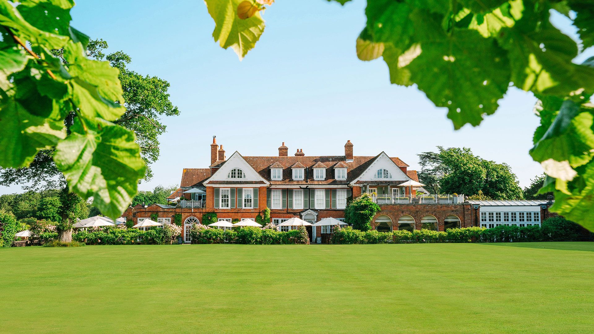 Ward Room at Chewton Glen: Luxury outdoor venue for corporate retreats and marquee events.