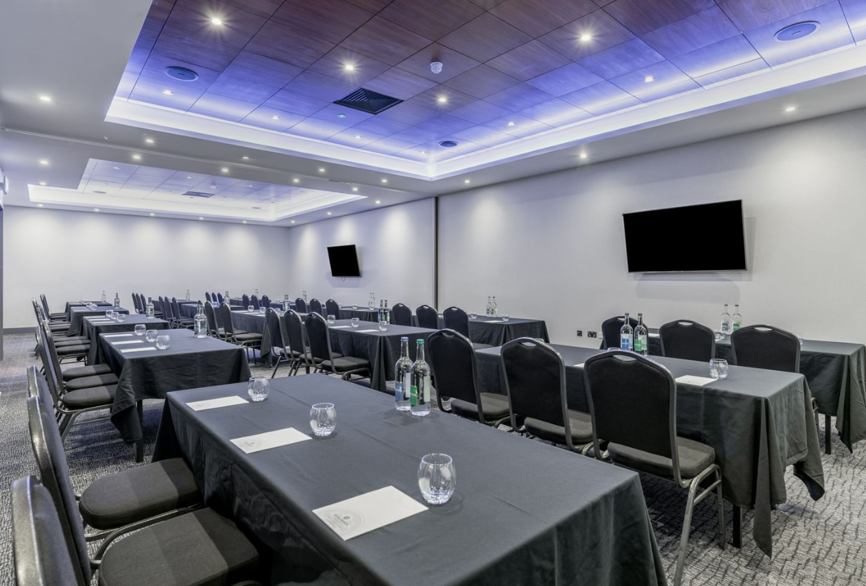 Robert Gordon Ballroom classroom setup for corporate training and workshops.
