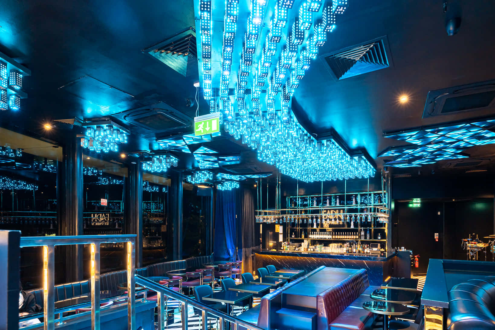 LED-lit corporate reception venue at EADN St Paul’s for product launches.