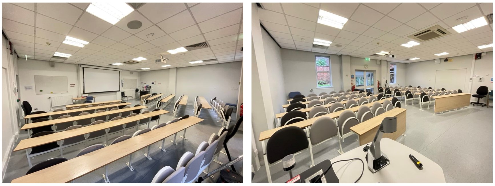 University of Bristol Priory Road Complex auditorium classroom for lectures and seminars.