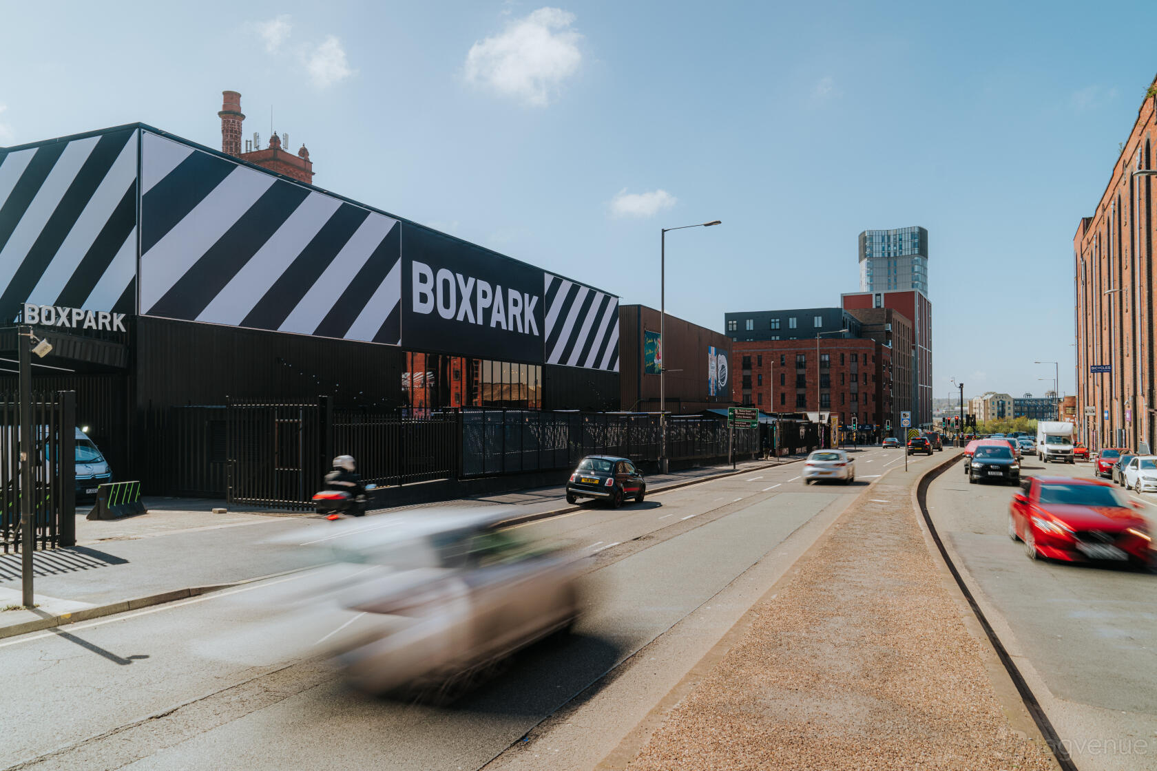 BOXPARK Liverpool industrial venue for experiential marketing and networking events.