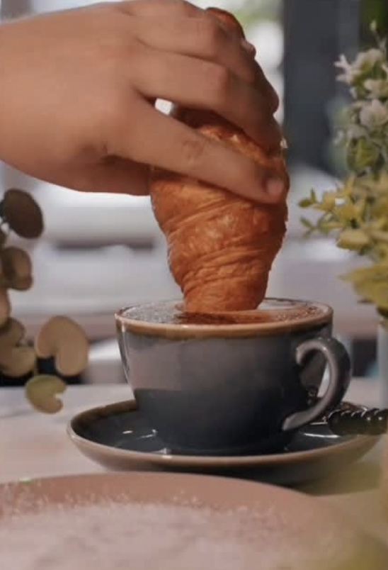 Networking event coffee break with buttery croissants, venue hire, corporate catering service.
