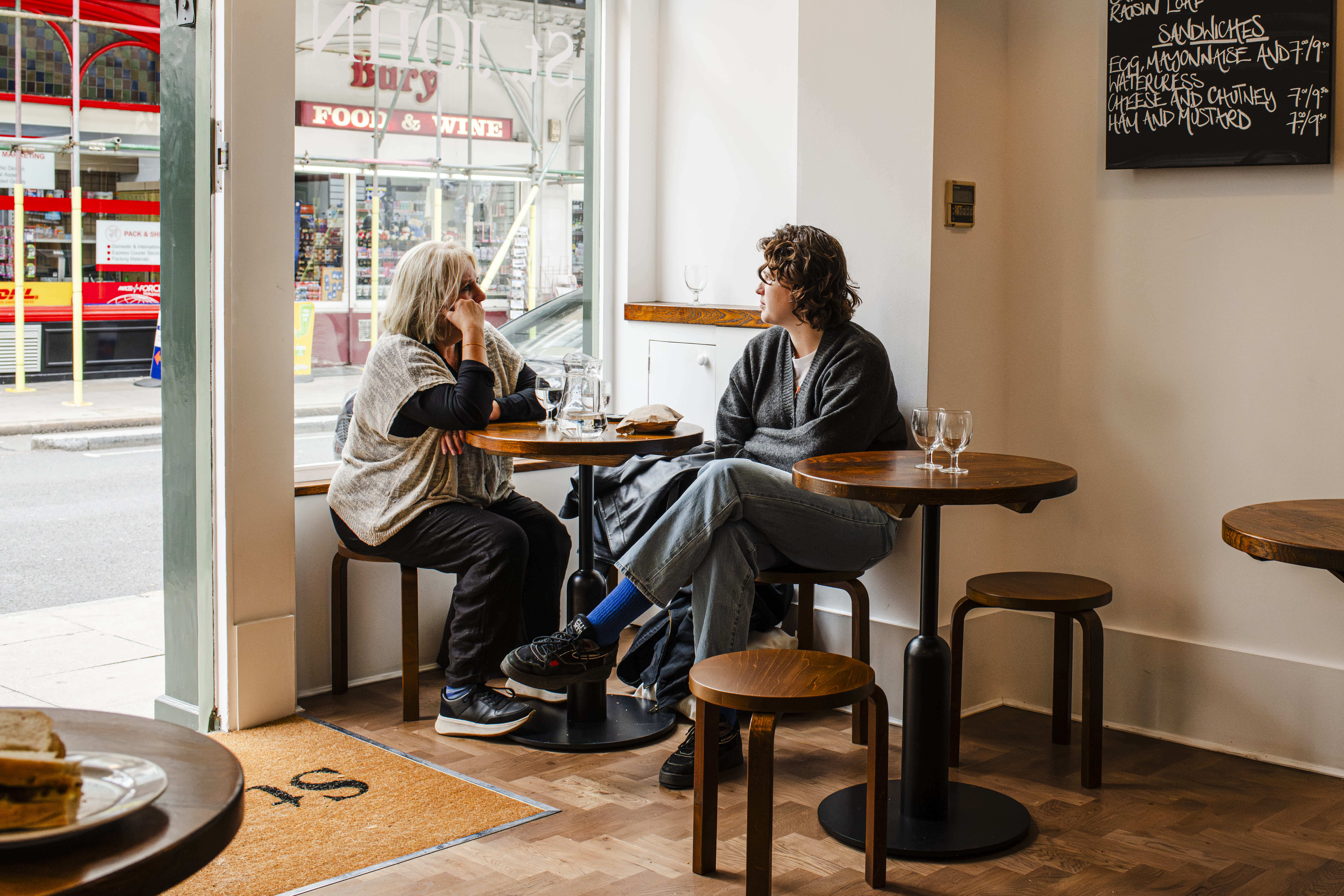St. JOHN Bread and Wine restaurant interior for intimate stakeholder meetings and breakout events.