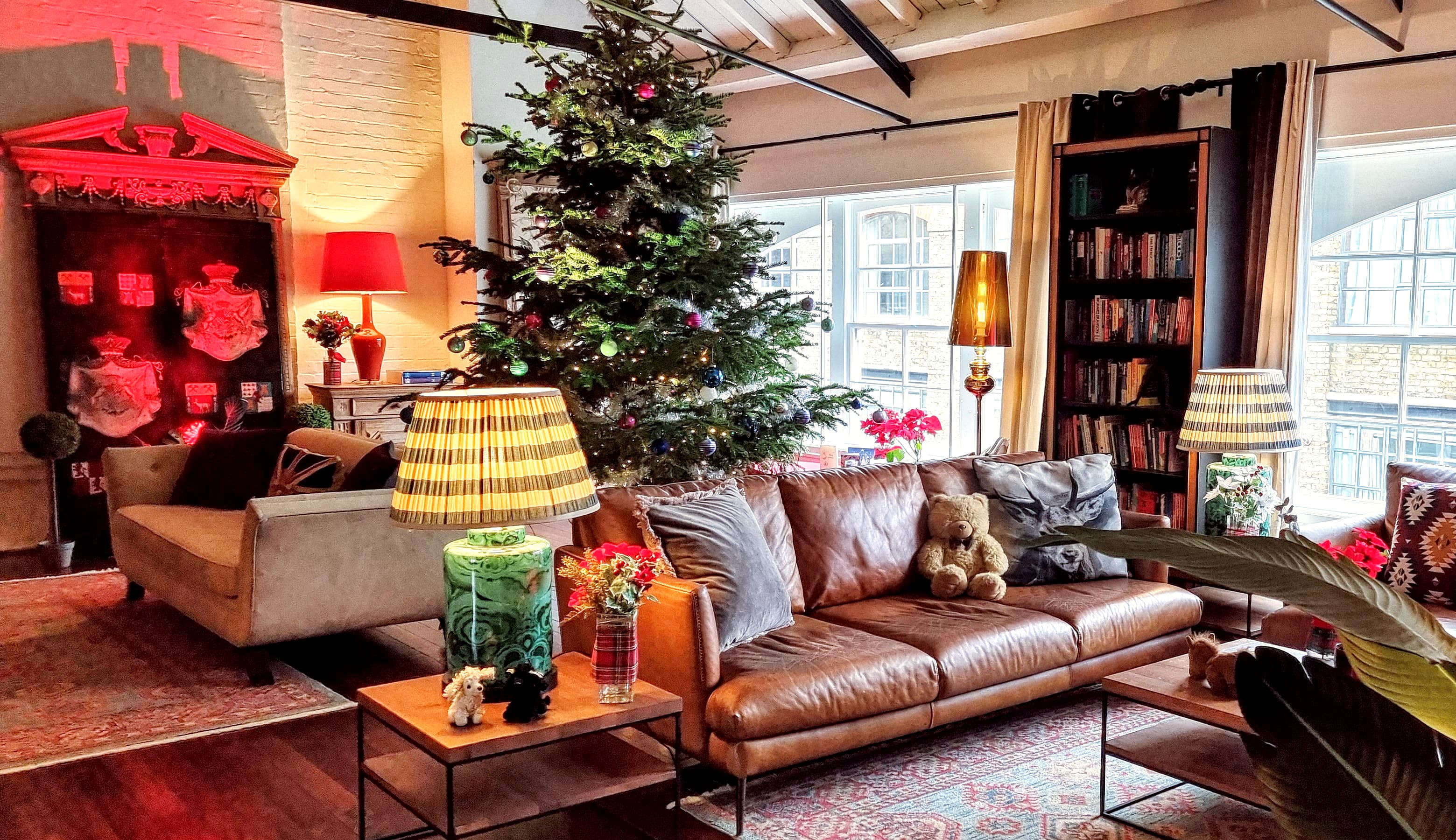 Festive VIP hospitality suite at Lumiere Underwood for corporate Christmas networking events.