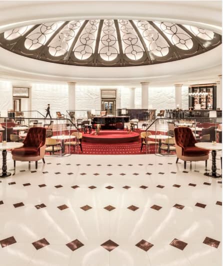 Four Seasons Tower Bridge tiered venue for corporate networking and business events.