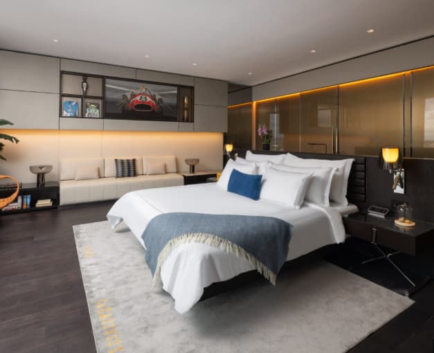 Luxury hotel suite for executive meetings and VIP accommodation at art'otel London Hoxton.