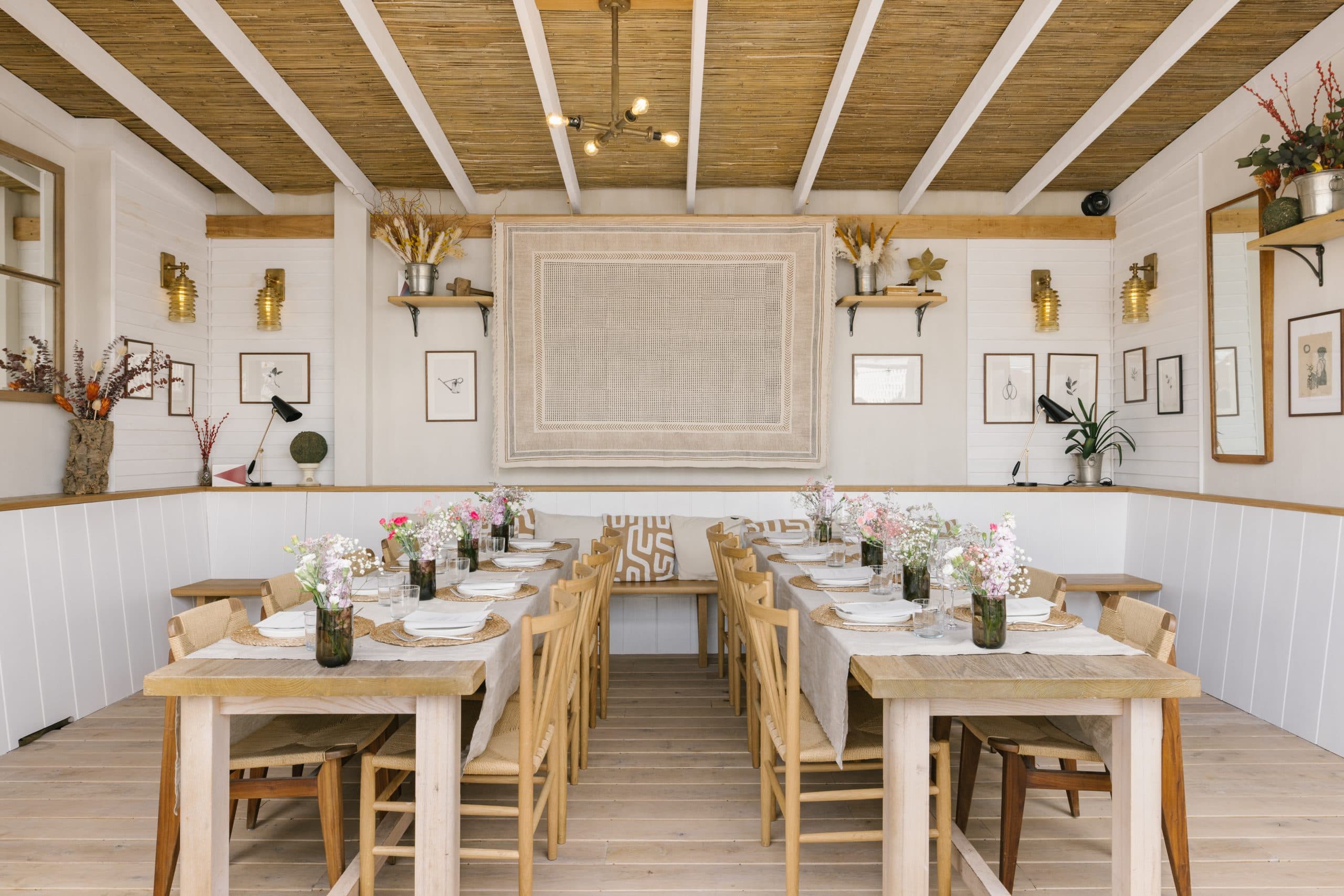 Private dining room at The Broadcaster for boutique workshops and incentive dinners.