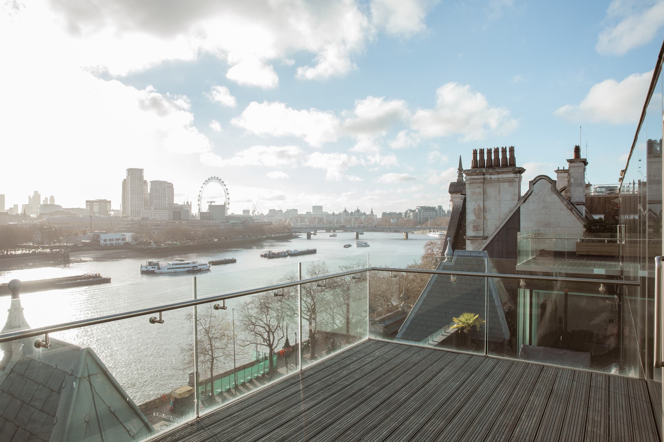 Premium rooftop terrace overlooking the Thames for VIP brand activations and networking events.
