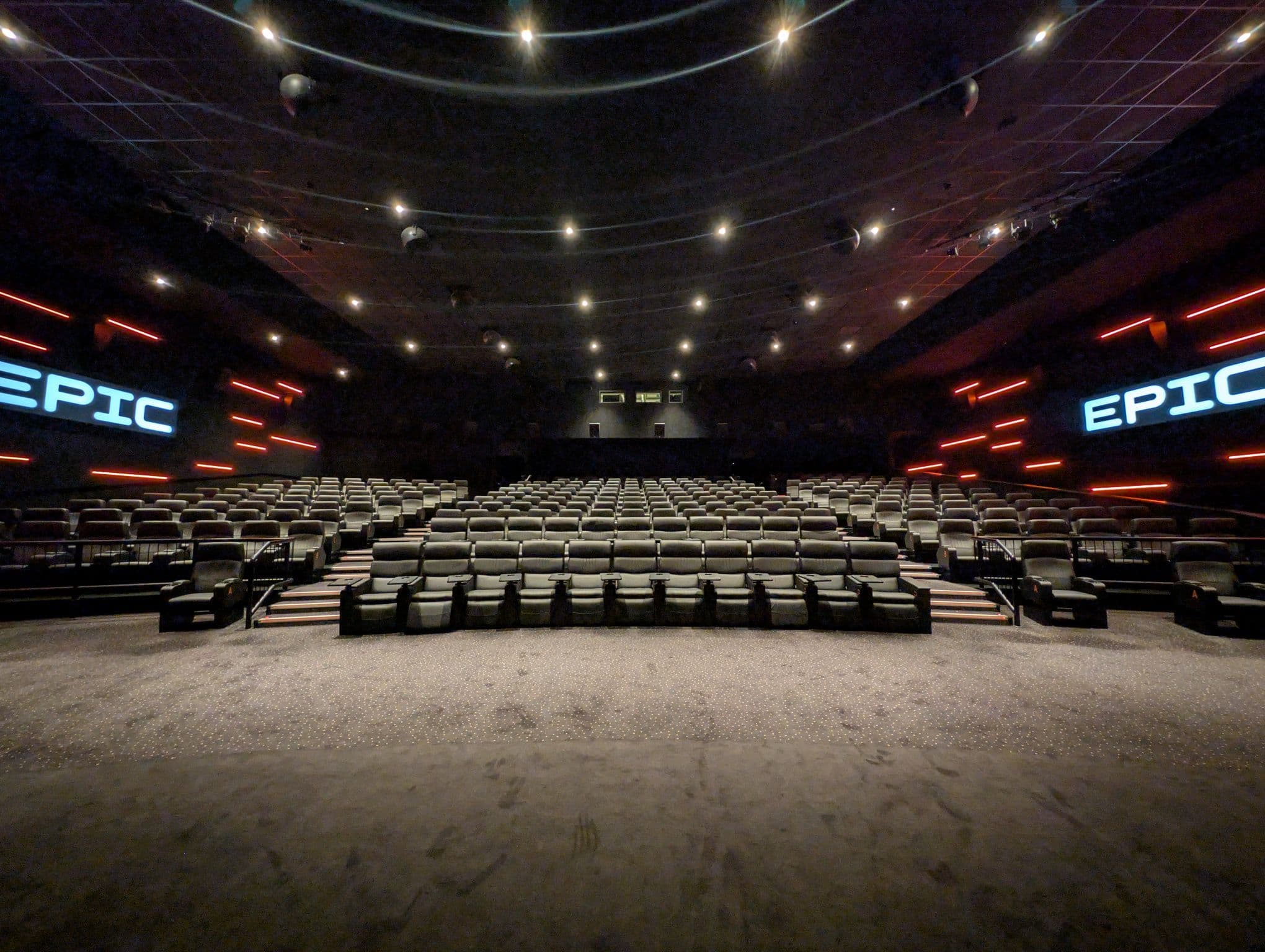 EPIC by Vue cinema venue with tiered seating for corporate presentations and product launches.
