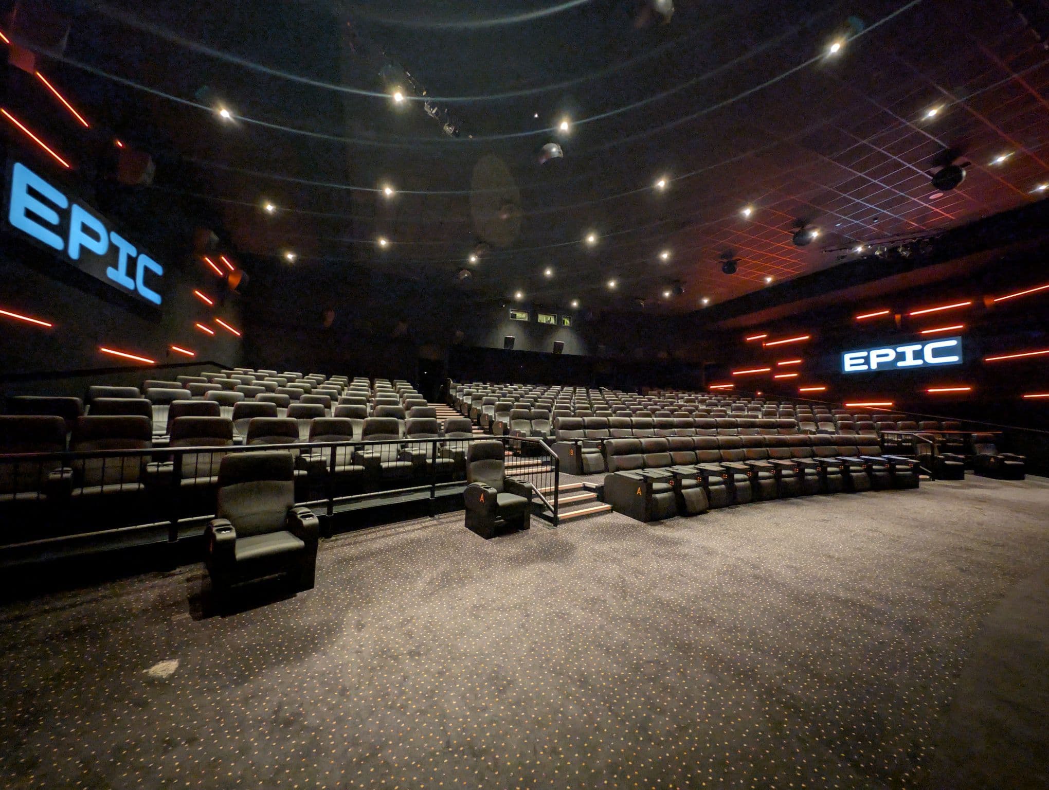 EPIC at Vue West End: High-capacity cinema for corporate screenings and product launches.