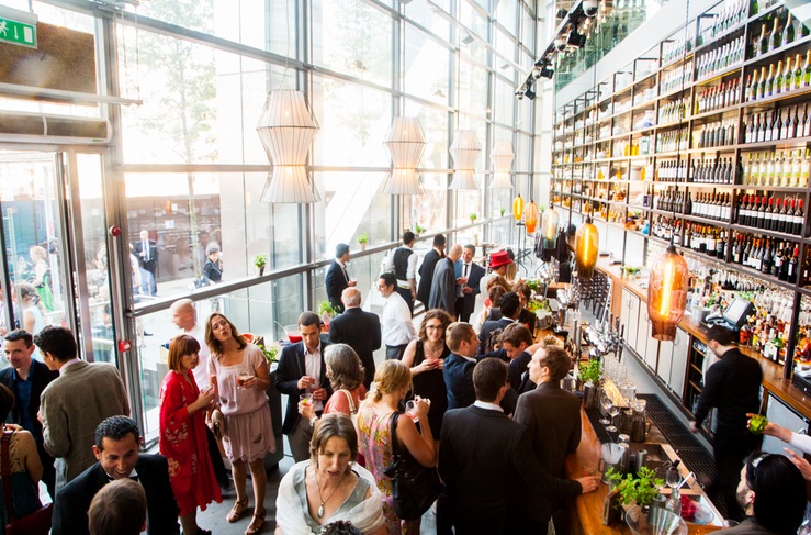 Vibrant event space at The Drift Bar, perfect for networking and social gatherings.