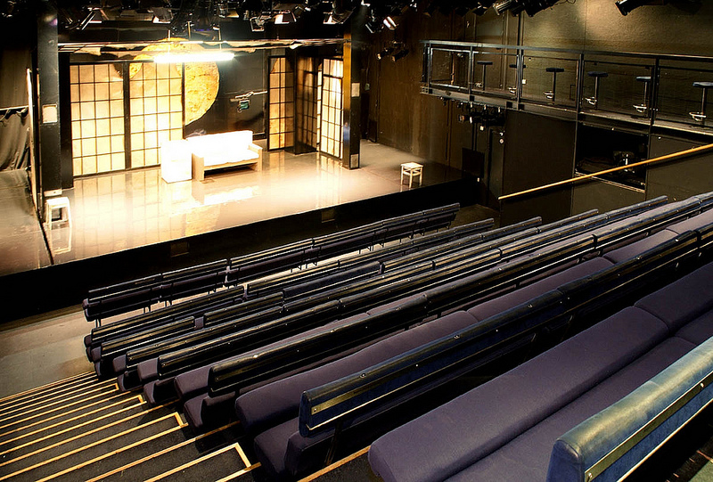 Main House Theatre in Soho: versatile auditorium with tiered seating for events and presentations.