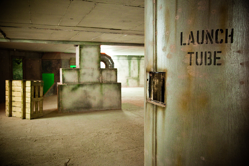 Whole Venue at Bunker 51 with Launch Tube for immersive team-building events.