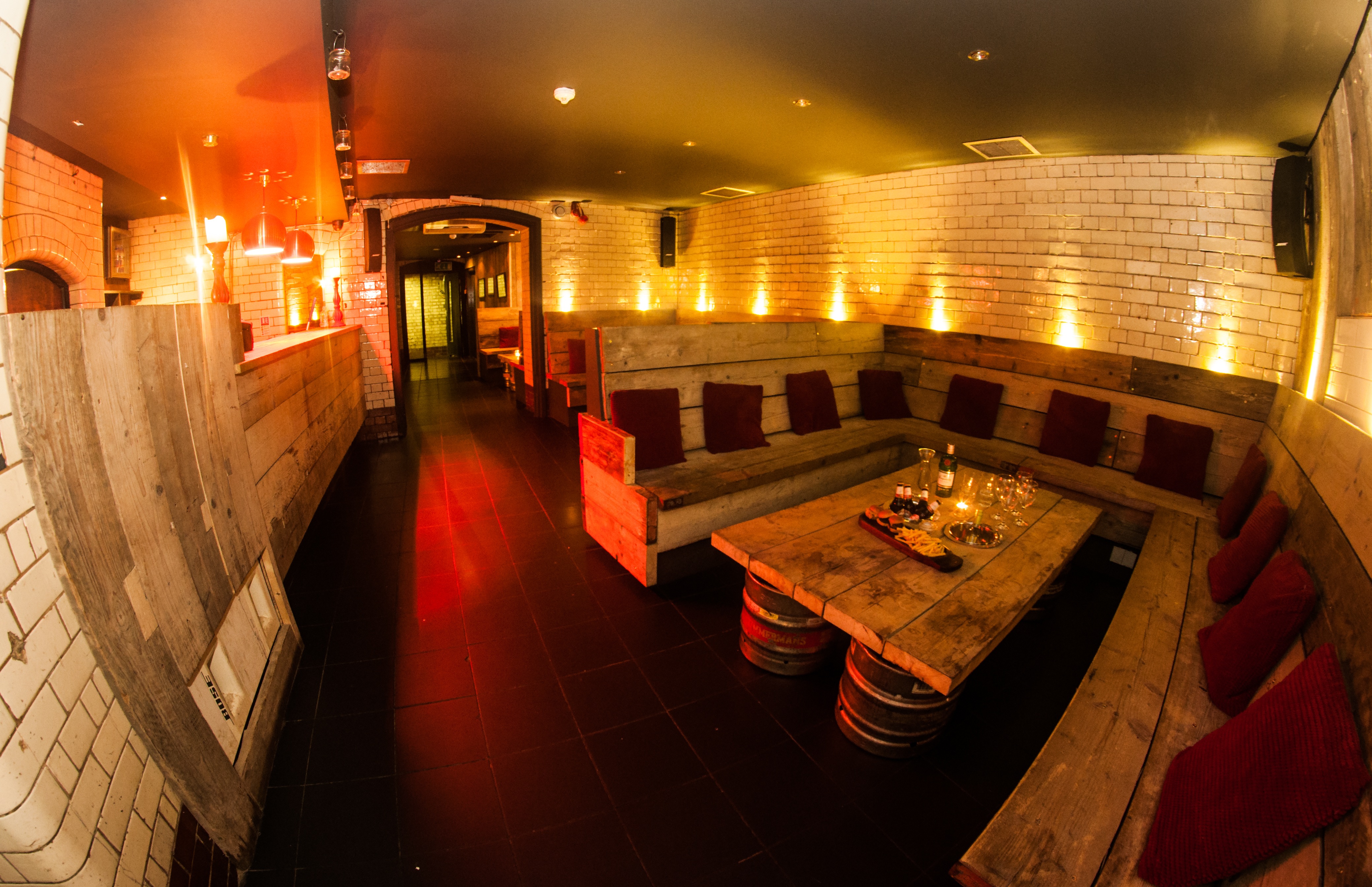Stylish lounge area in Cord venue, perfect for intimate gatherings and networking events.