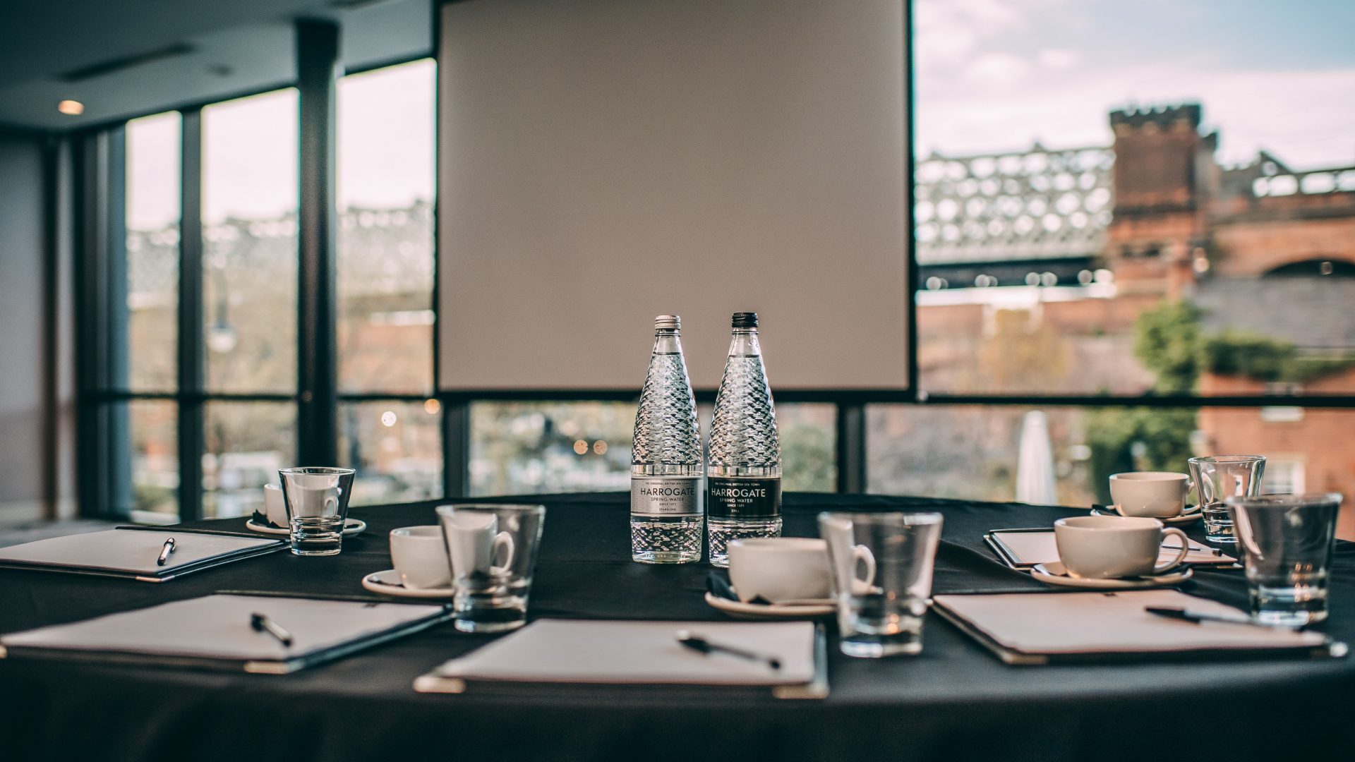Merchant Room breakout session setup in The Castlefield Rooms for corporate meetings and workshops.