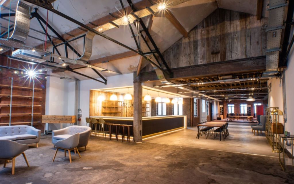 The Merchant Room industrial-chic venue for corporate networking and creative mixers.