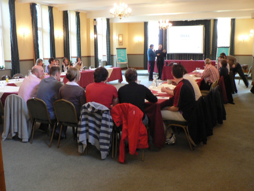 Meeting space in The Refectory, ideal for workshops and corporate gatherings.