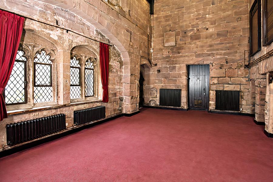 Historic Association Room in Chetham's Library, perfect for corporate retreats and gatherings.