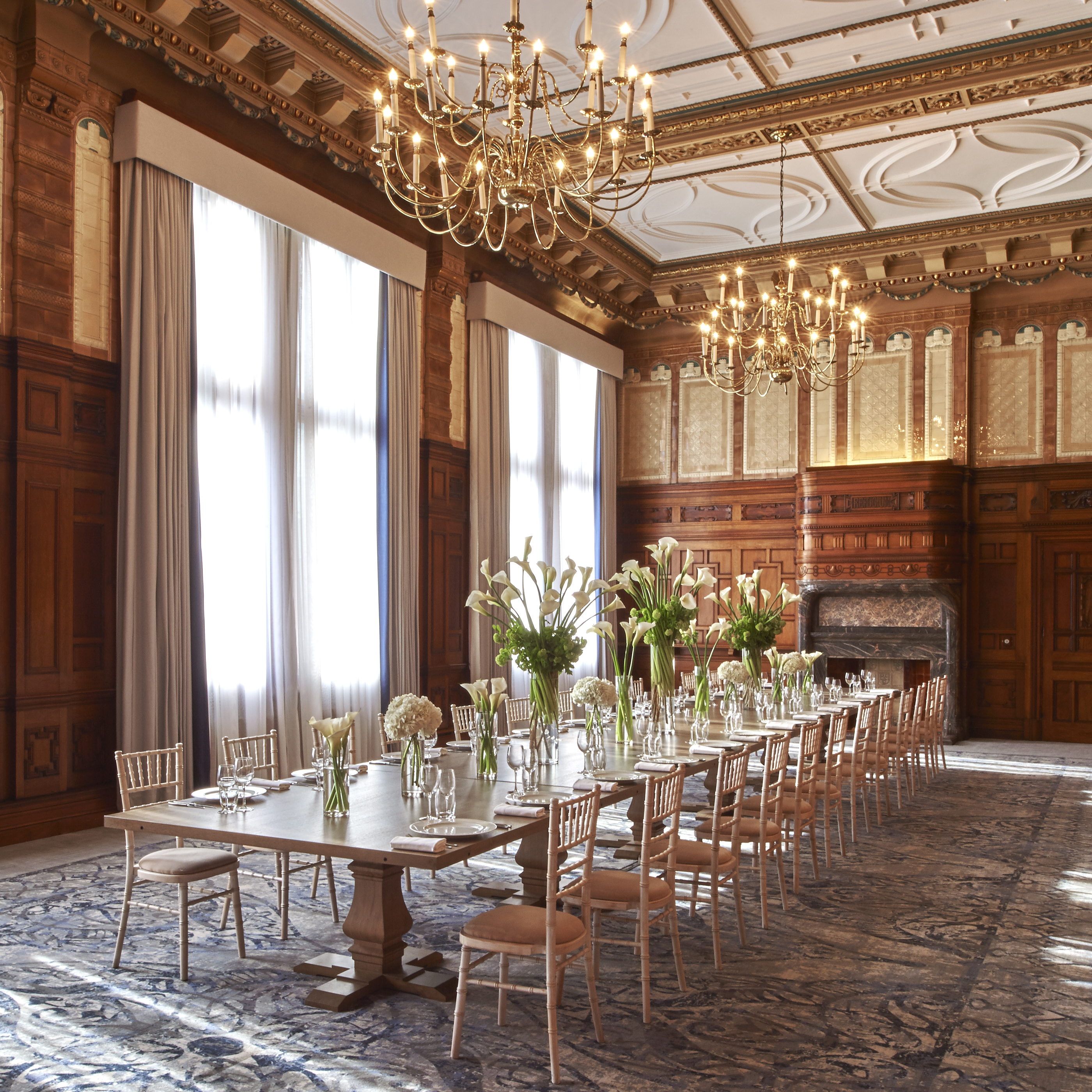 Elegant Directors Suite at Kimpton Clocktower Hotel for corporate events and gatherings.