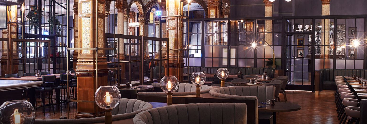 Winter Garden venue, historic architecture, corporate breakout and networking event space.