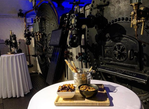 Engine Rooms in Tower Bridge: industrial event space with vintage decor for gatherings.