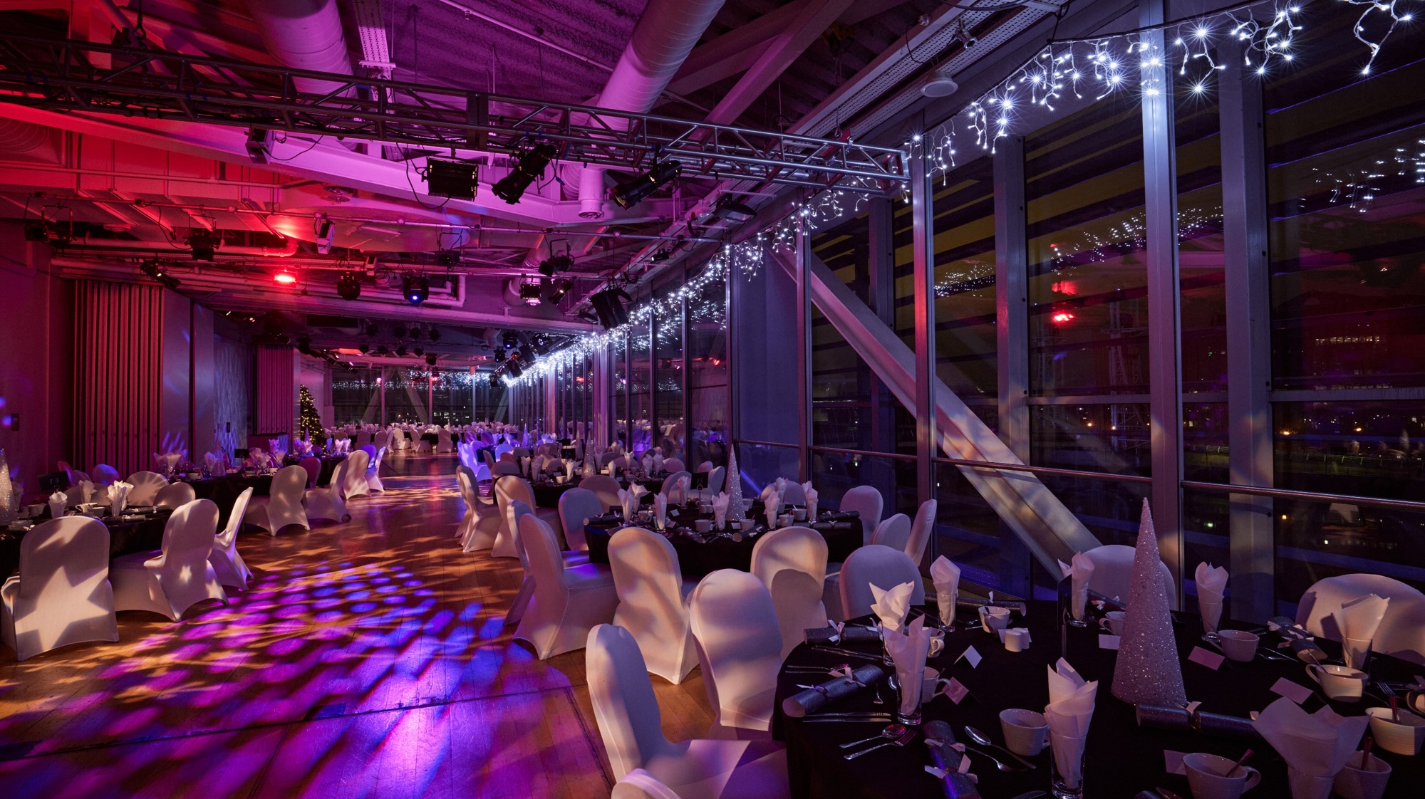 Elegant event space at The Aldridge Studio, ideal for galas and corporate functions.