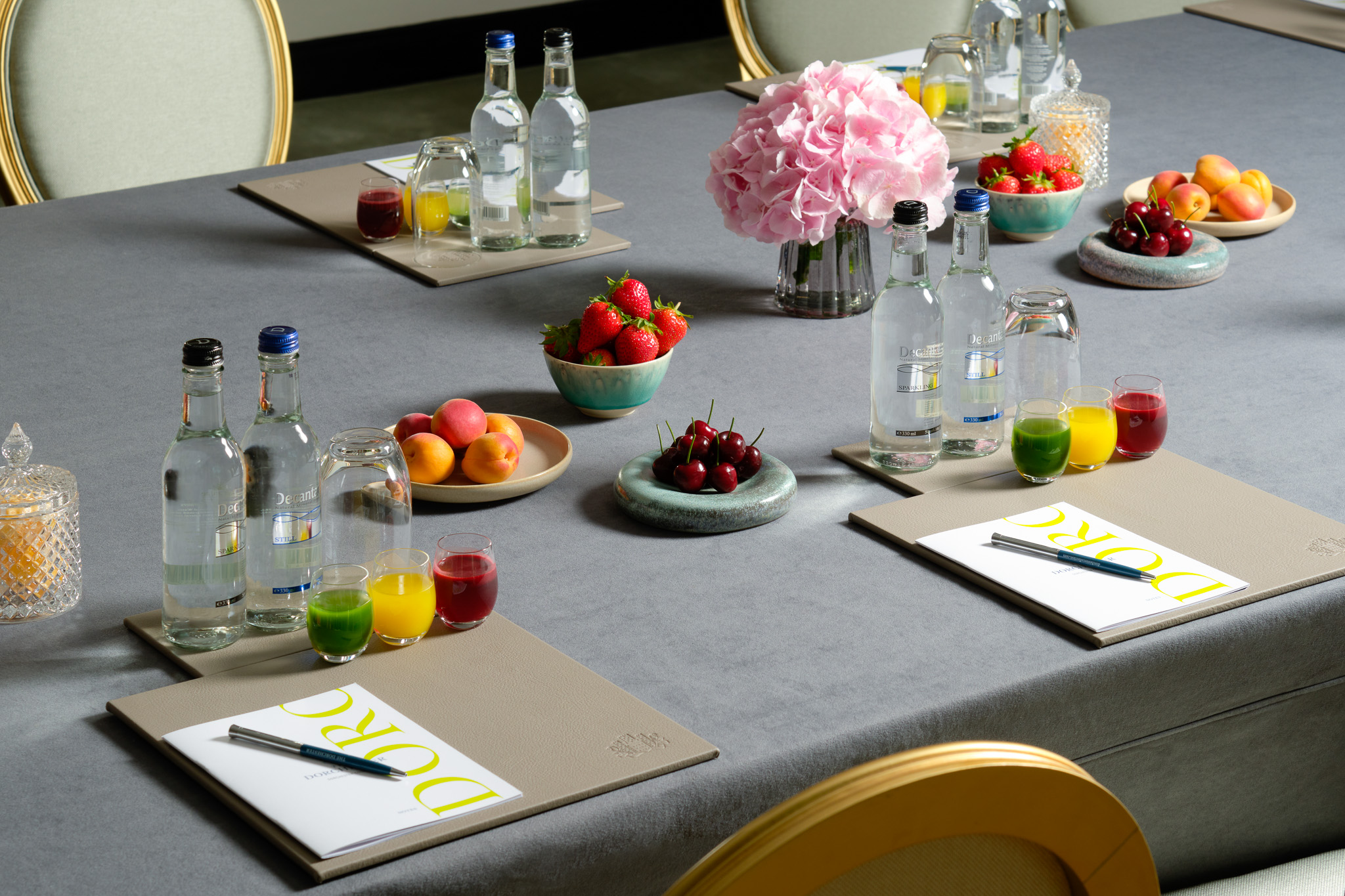 Park Suite meeting setup at The Dorchester with elegant decor for corporate events.