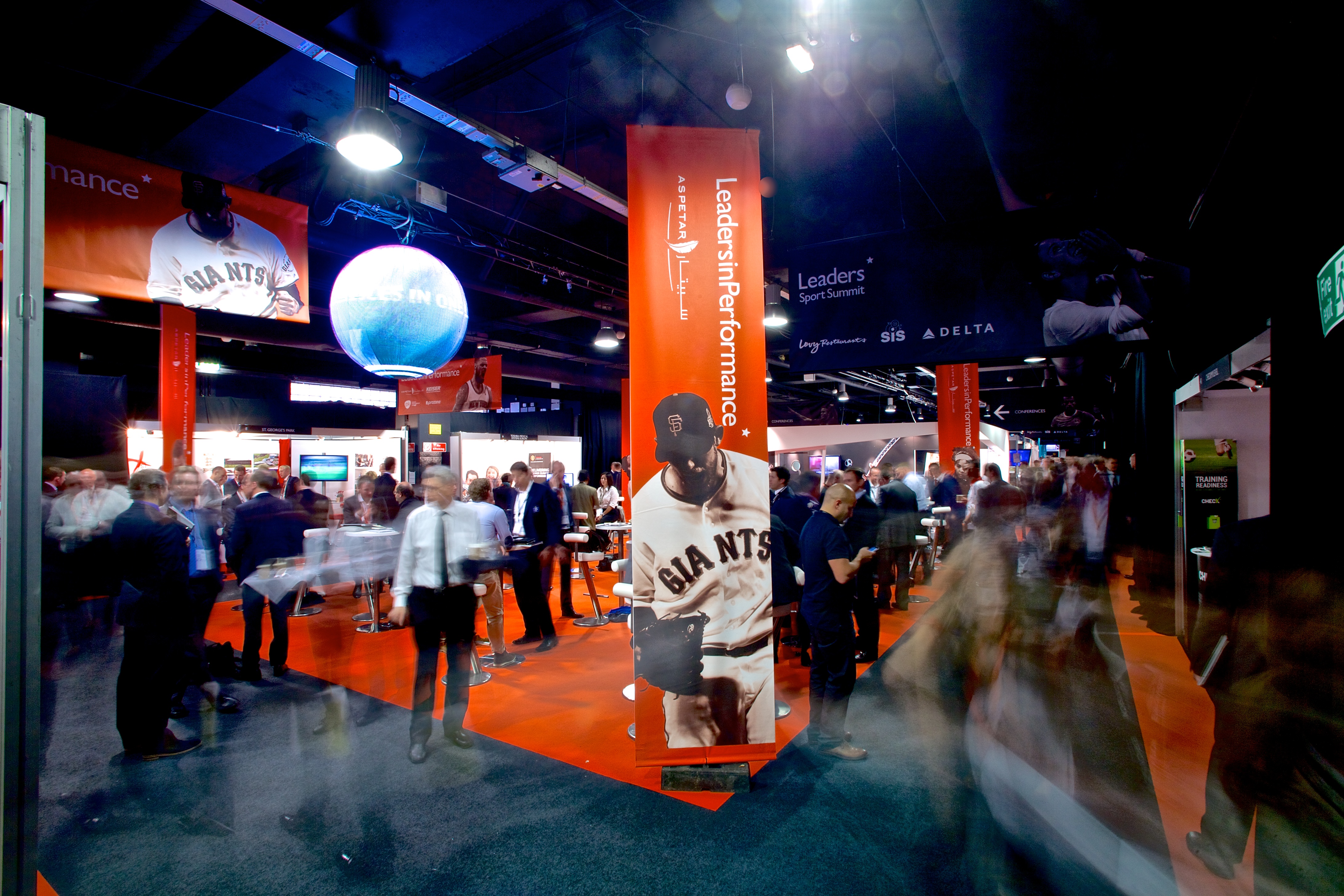 Great Hall at Chelsea FC, vibrant exhibition space for networking events and business connections.