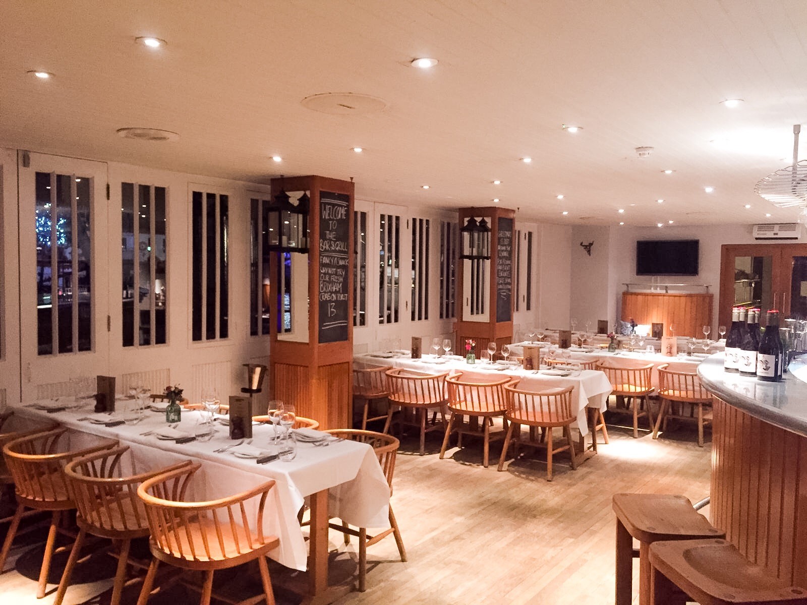 Inviting dining space at Butlers Wharf Chop House, perfect for events and meetings.
