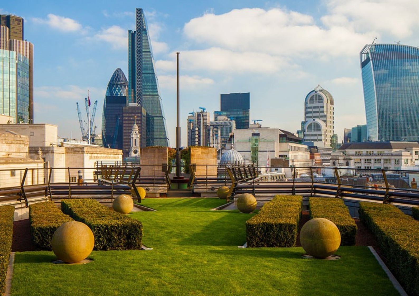 Rooftop venue at Coq d'Argent with skyline view, perfect for upscale events and gatherings.