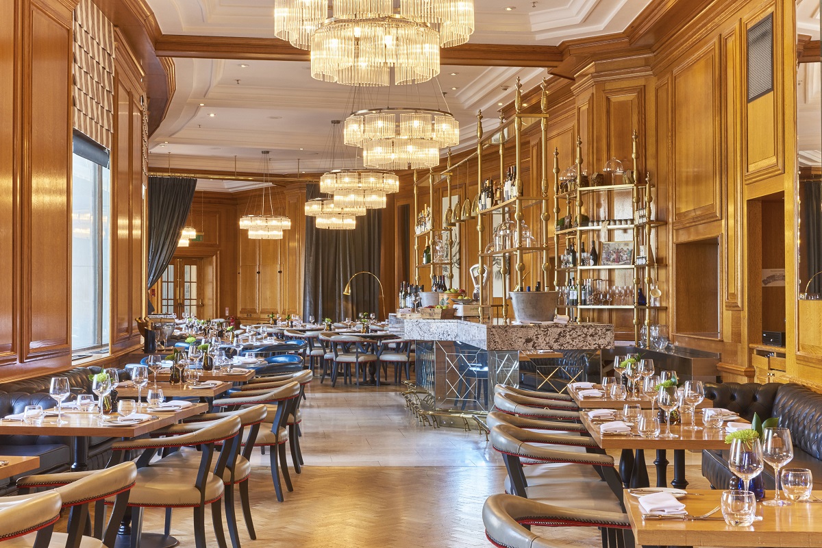 Elegant Gillray's Steakhouse in London, ideal for upscale dining and events.
