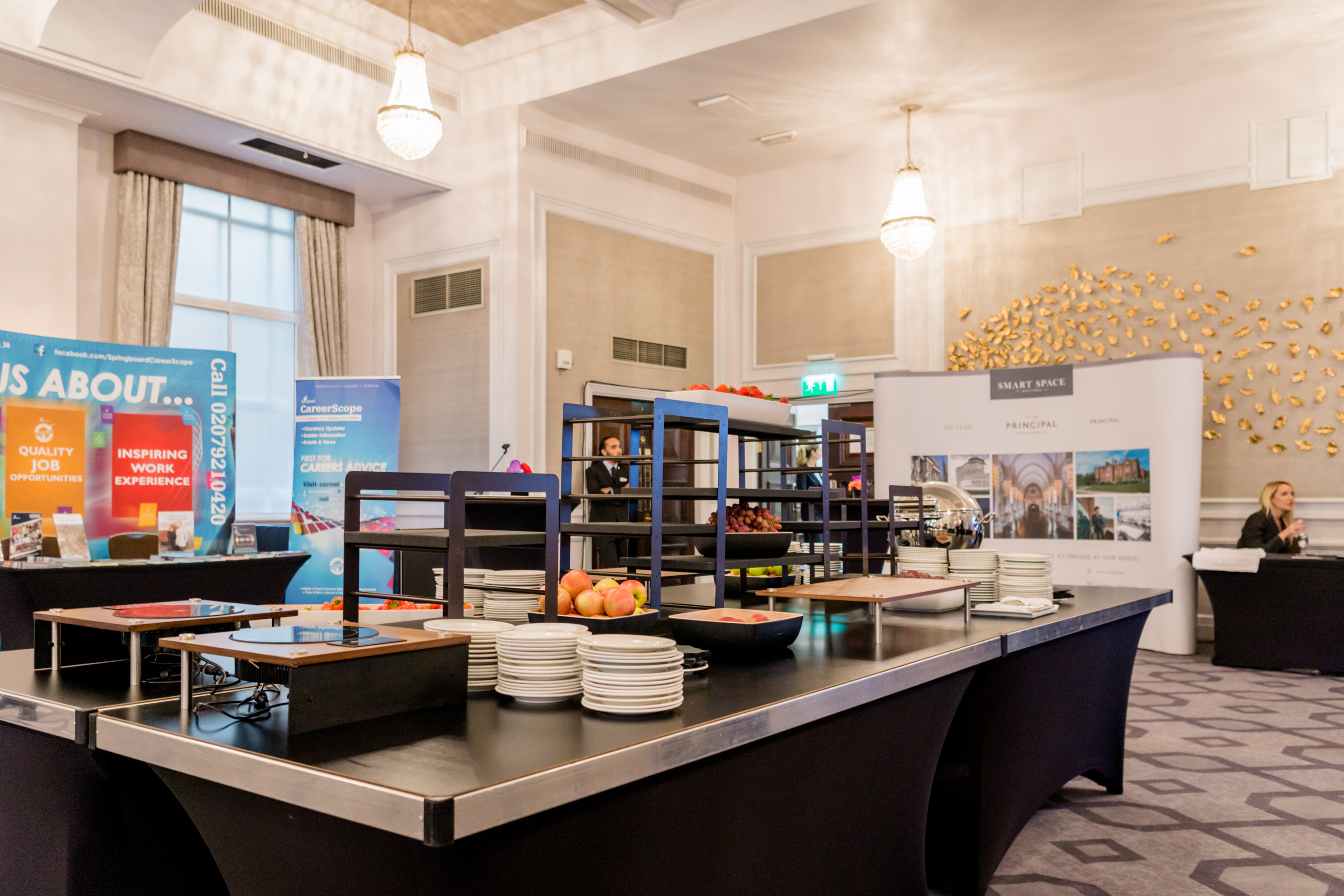 Edinburgh Drawing Room at De Vere Grand Connaught Rooms, ideal for networking events.