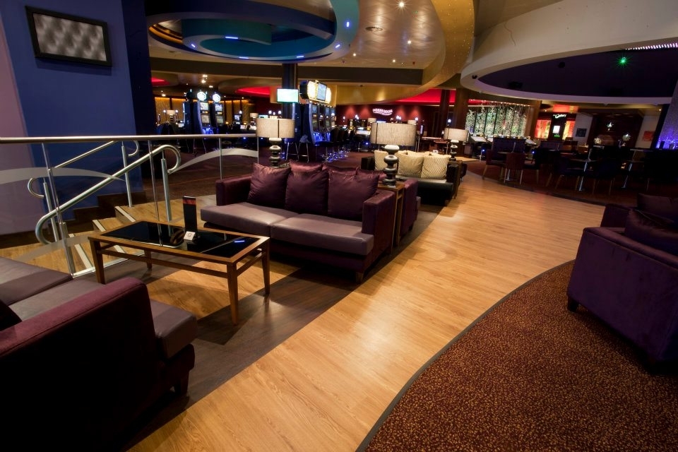 Stylish lounge at Grosvenor Casino Didsbury, ideal for networking events and meetings.
