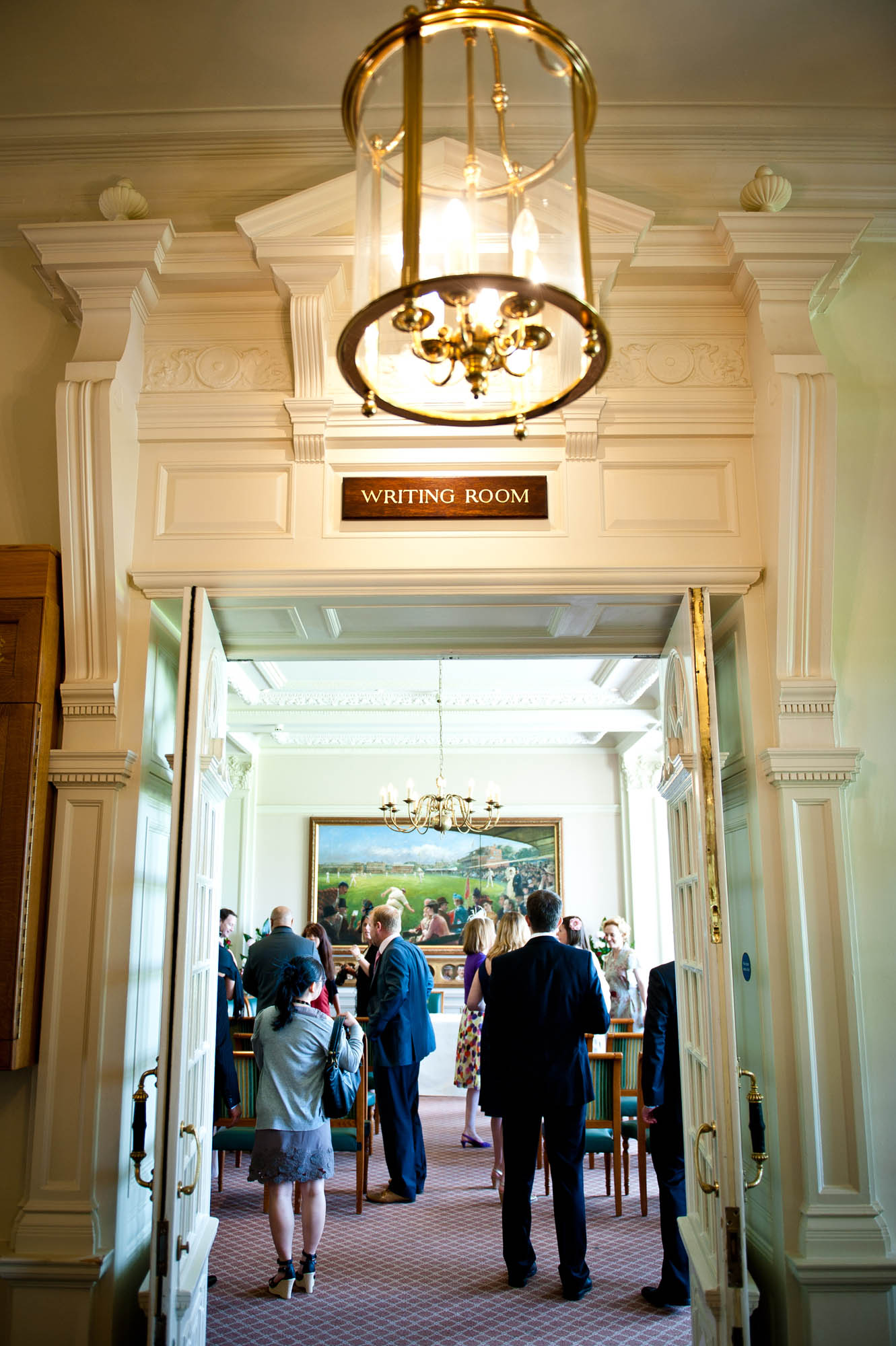 Elegant Writing Room at Lord's Cricket Ground, ideal for meetings and brainstorming sessions.