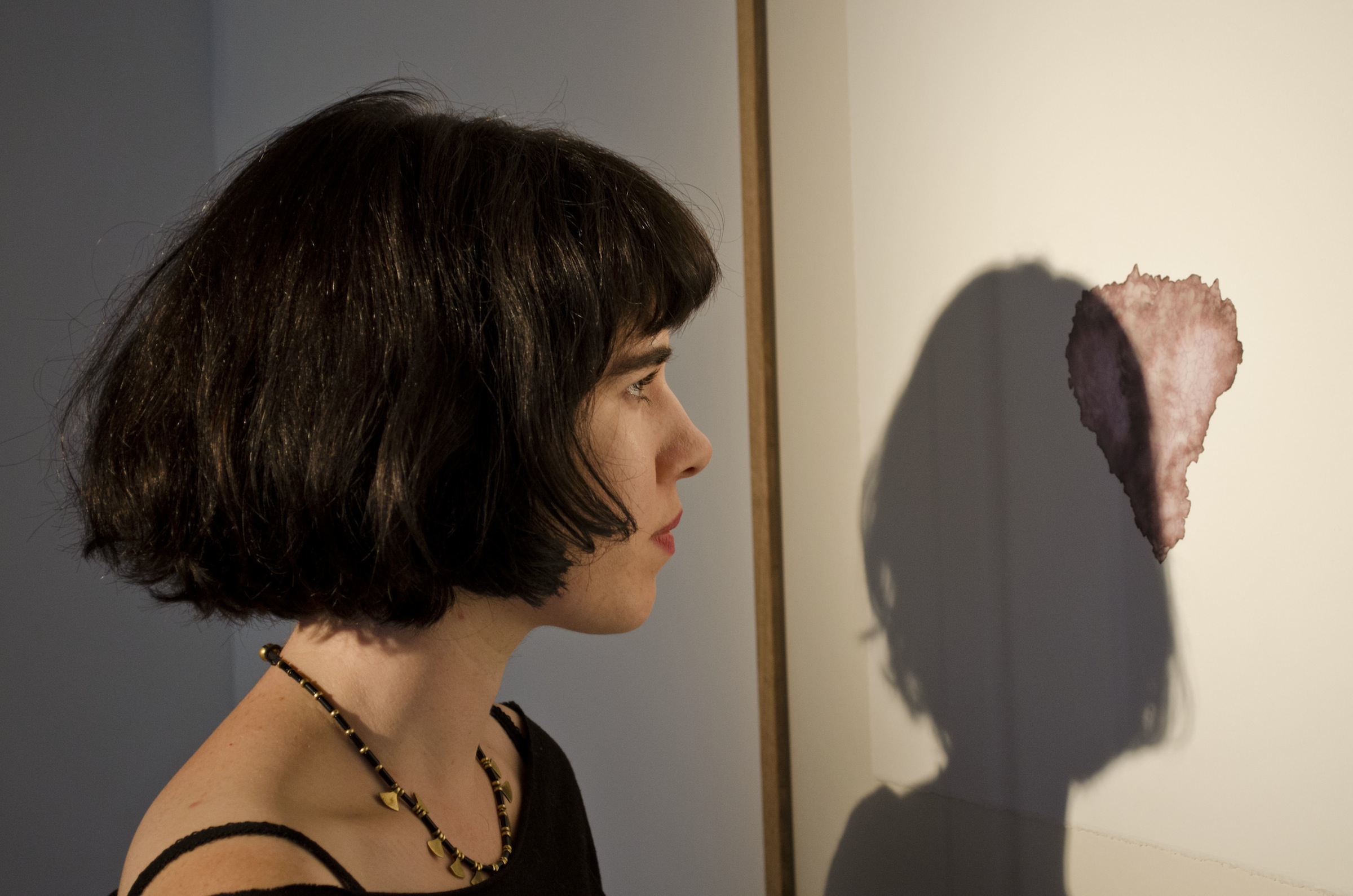 Attendee engaging with art at Castlefield Gallery, promoting immersive event experiences.