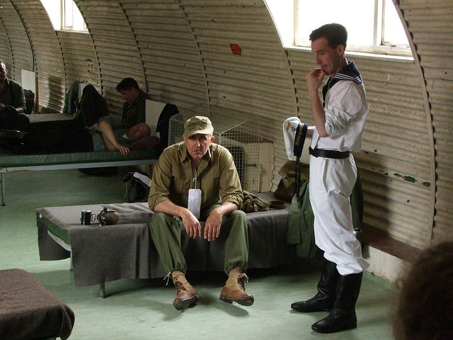Whole Venue at Cultybraggan POW Camp, unique industrial space for immersive events.