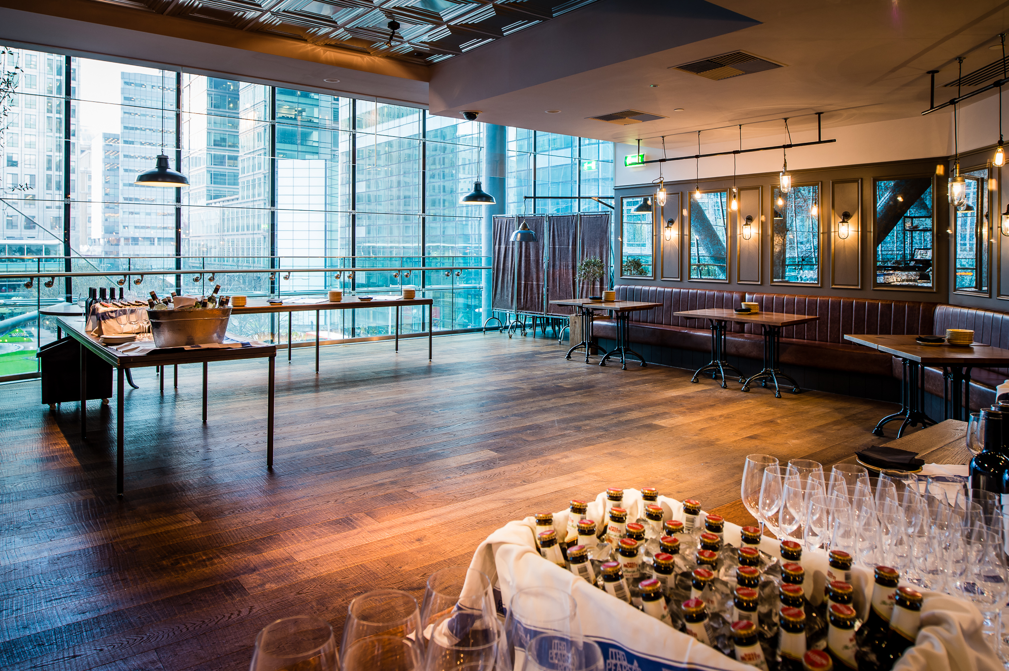 Stylish event space in The Pearson Room, ideal for networking and private gatherings.