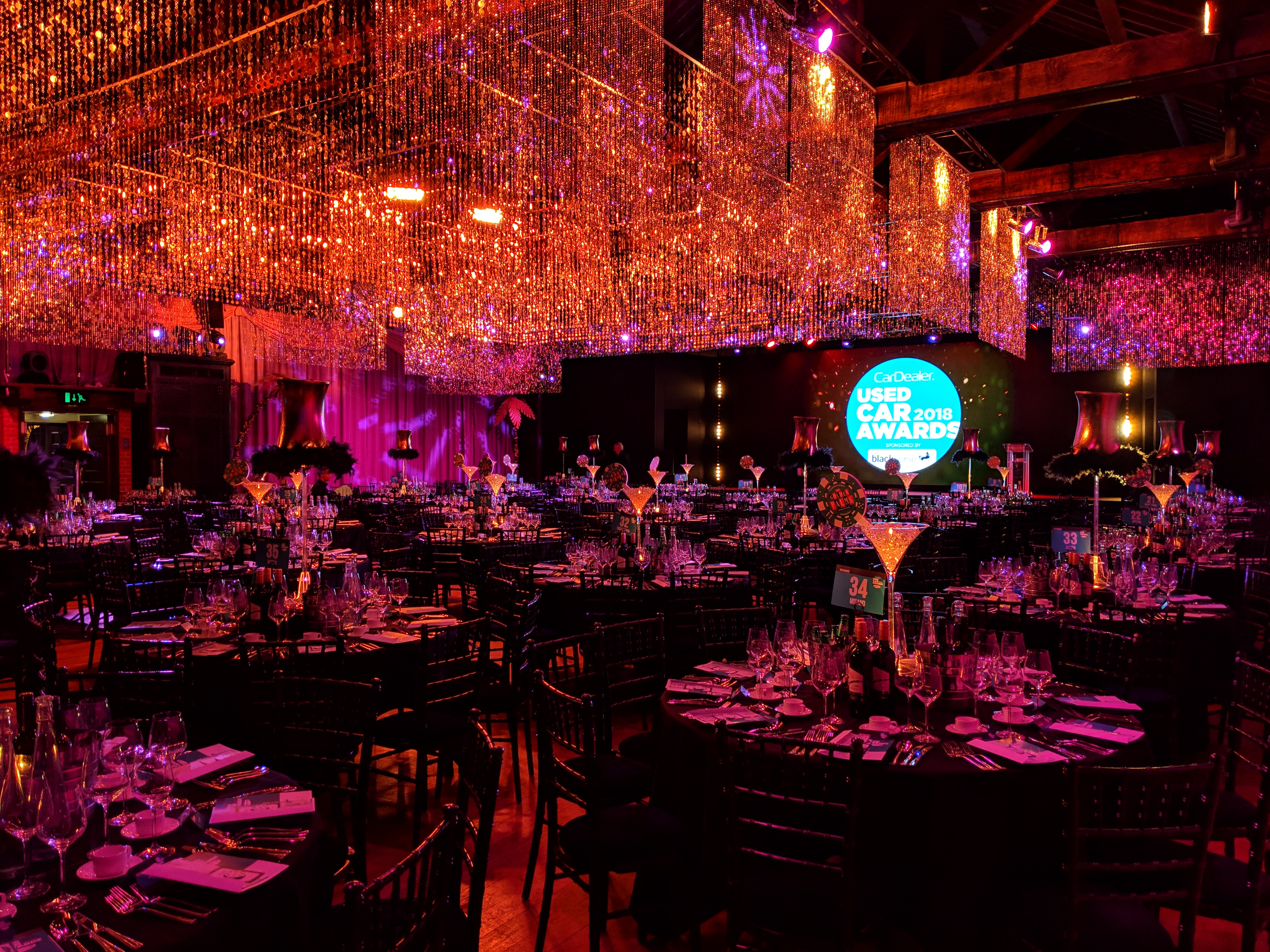 Elegant event space at The Porter Tun, perfect for galas and awards ceremonies.