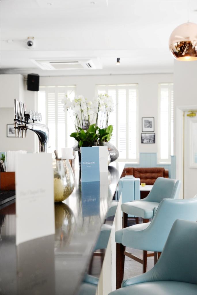 Stylish Saloon in The Chapel Bar, ideal for meetings and events with elegant decor.