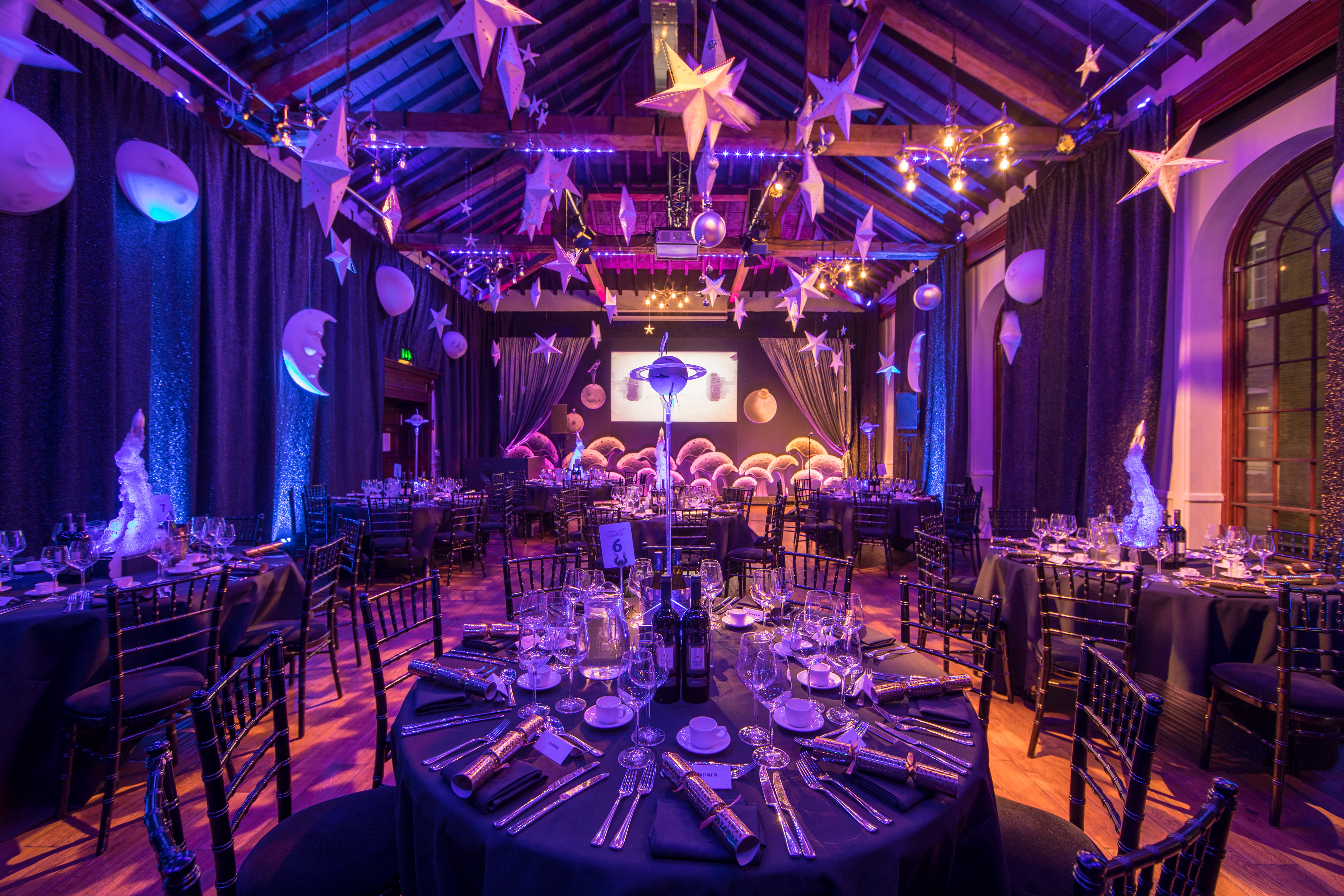 Elegant event space at The Sugar Rooms, perfect for galas and formal gatherings.