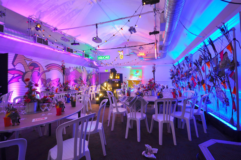 Vibrant event space at The Smeaton Vaults, ideal for networking and celebrations.