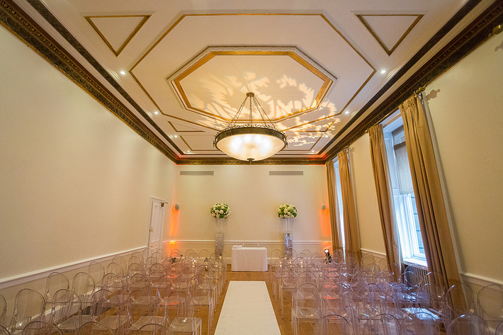 Rutland Room in Kent House: elegant event space for weddings and corporate gatherings.