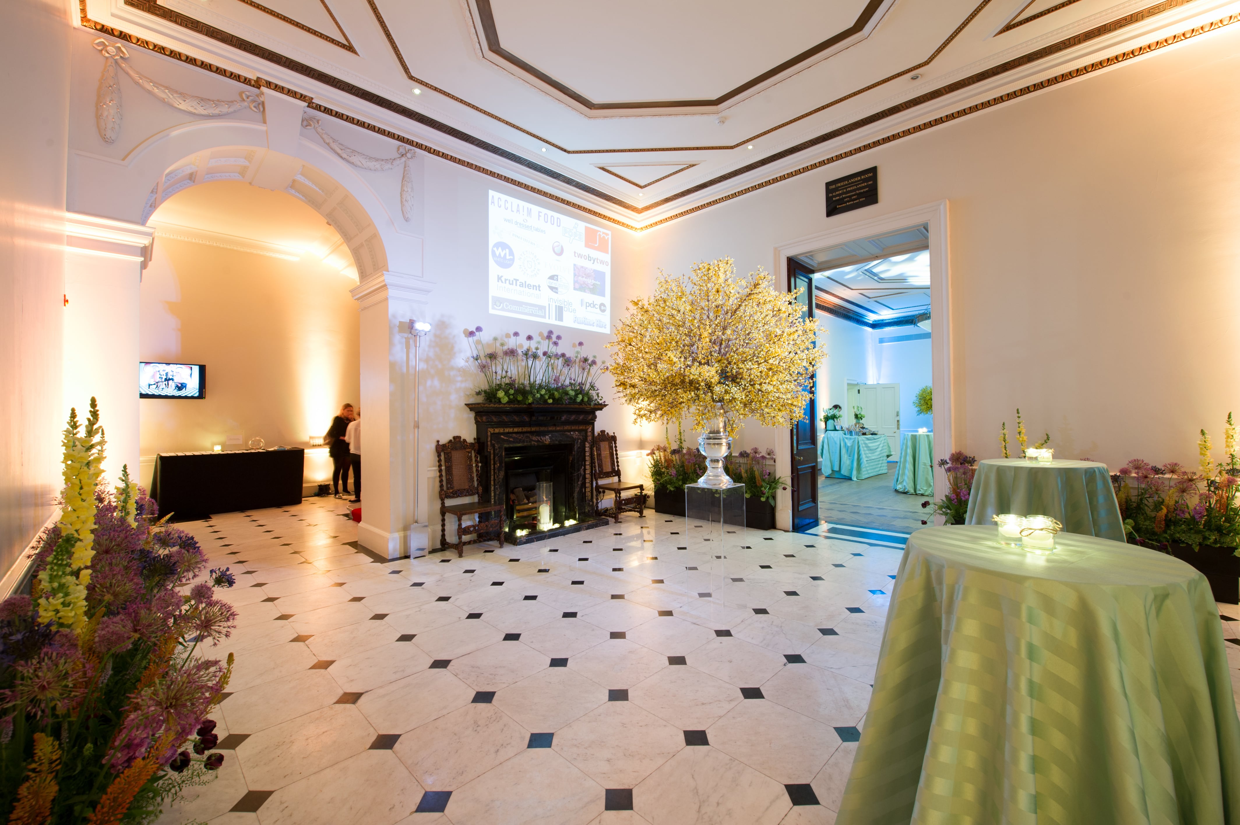 Elegant Rutland Room in Kent House, ideal for upscale corporate events and networking.