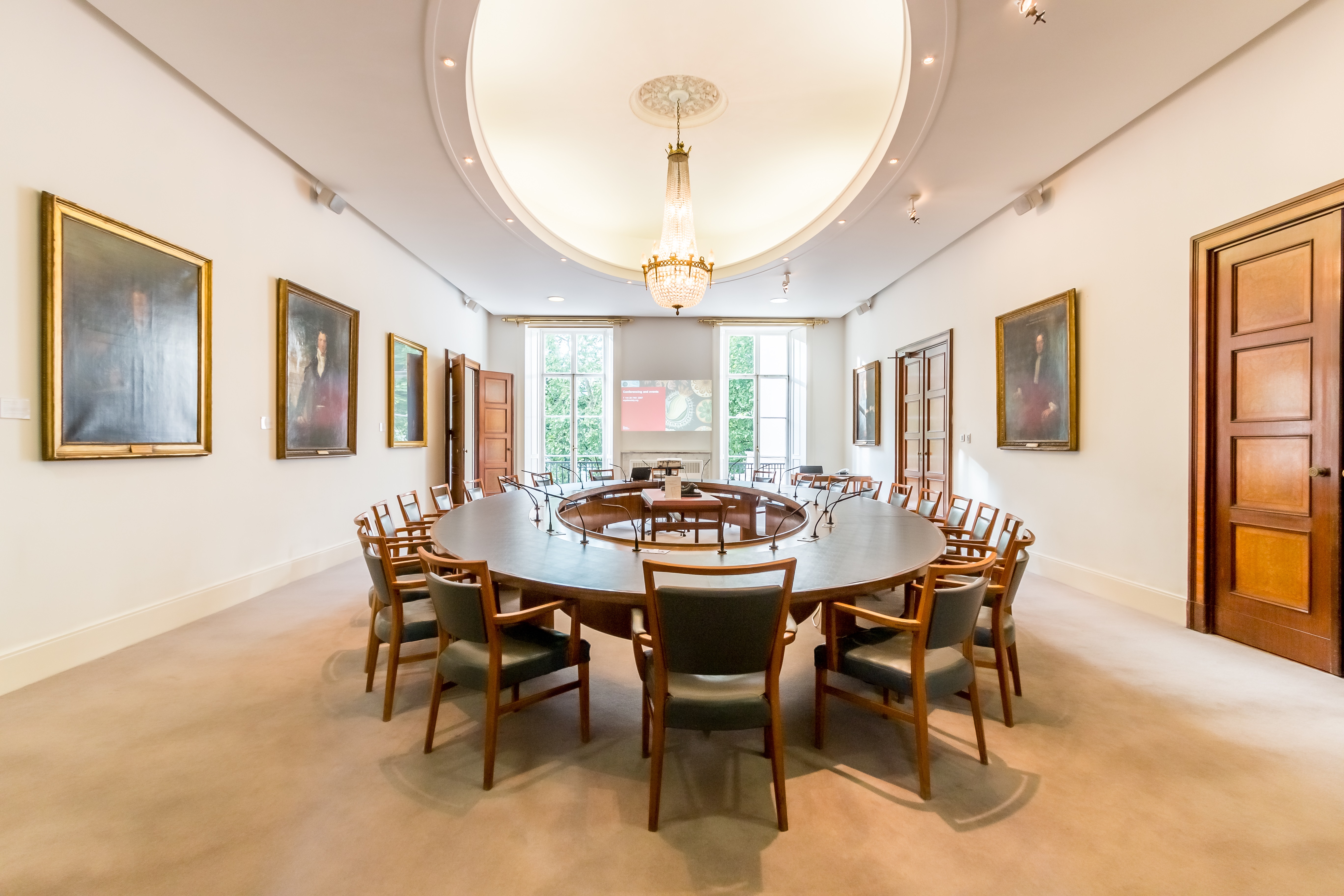 Council Room at The Royal Society, elegant decor for strategic meetings and retreats.