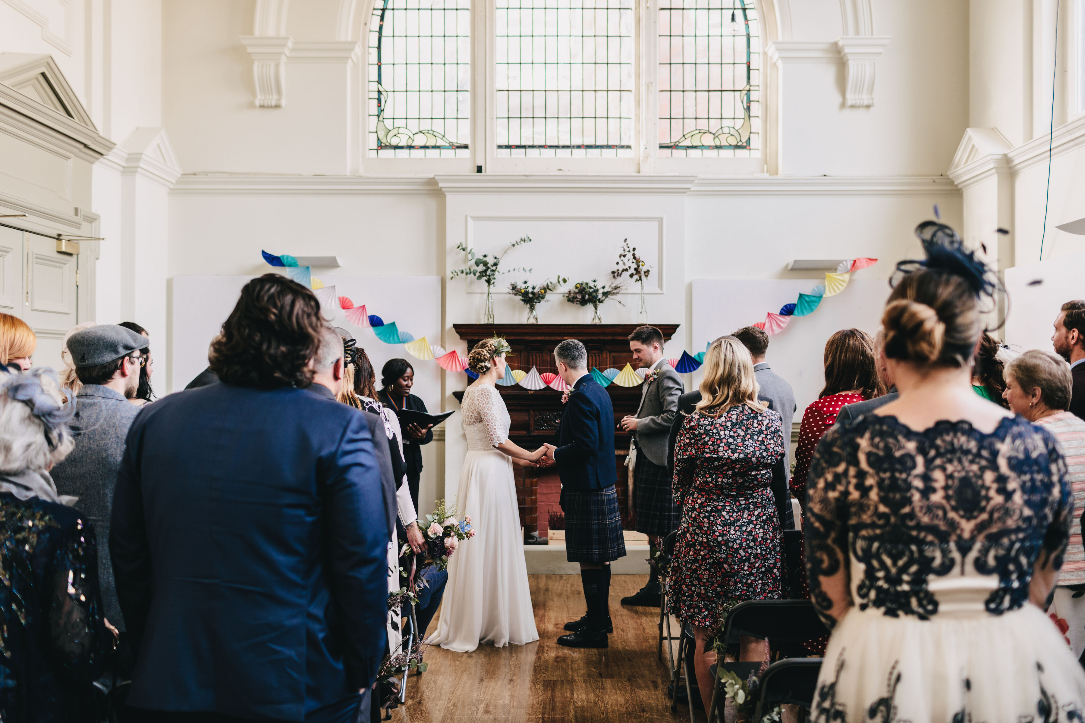 Large Committee Room at Shoreditch Town Hall, ideal for intimate weddings and gatherings.