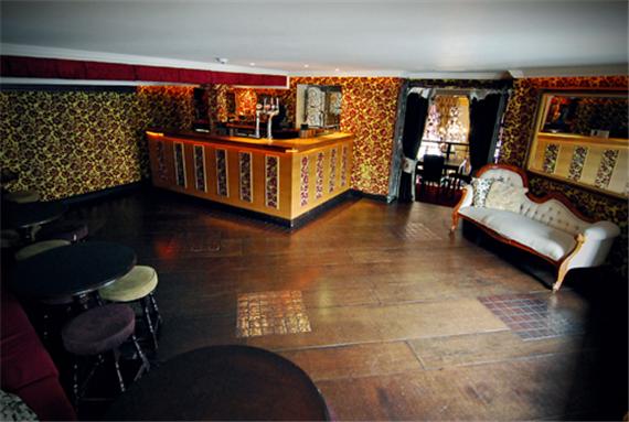 Intimate Velvet Room at Smithfield Market, perfect for networking and celebrations.