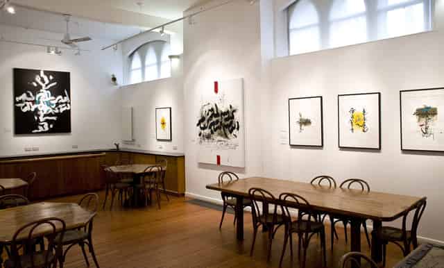 Gallery, Courtyard & Kitchen