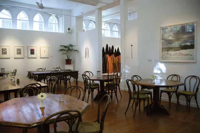 Gallery, Courtyard & Kitchen
