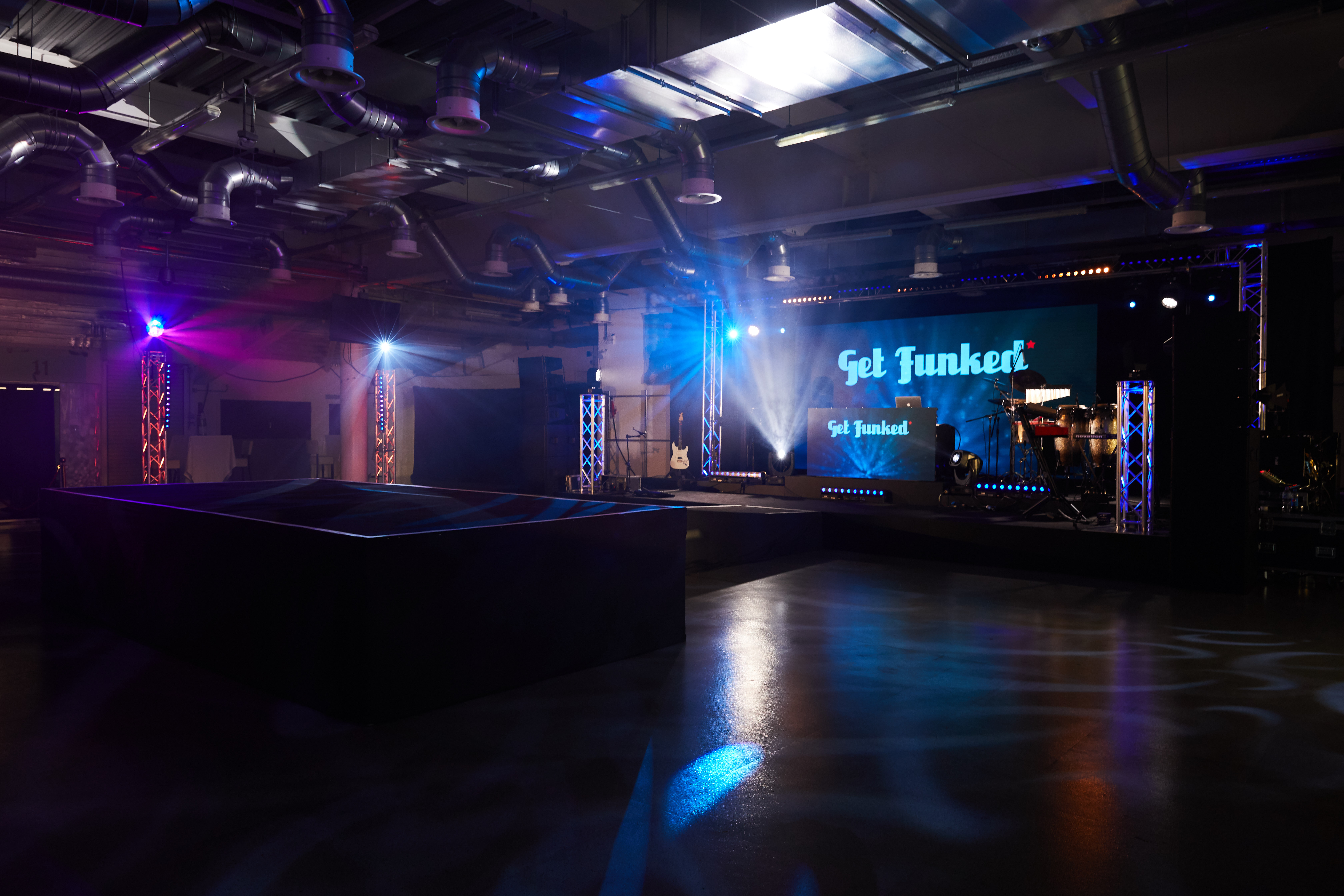 Kia Oval Jardine Suite stage presentation event